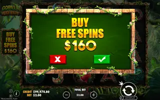 Gorilla Mayhem – Bonus buy