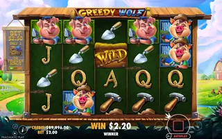 Greedy Wolf – Winning spin