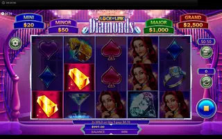 Lock It Link Diamonds – Winning spin