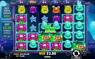 Monster Superlanche – Winning spin