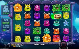 Monster Superlanche – Feature in play