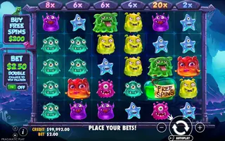Monster Superlanche – Feature in play
