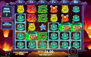 Monster Superlanche – Free spins