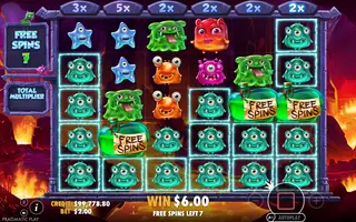 Monster Superlanche – Free spins