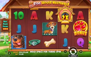 The Dog House Multihold – Feature in play