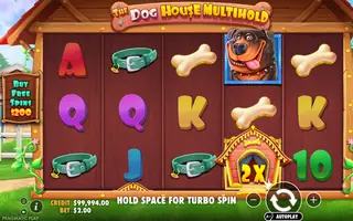 The Dog House Multihold – Feature in play