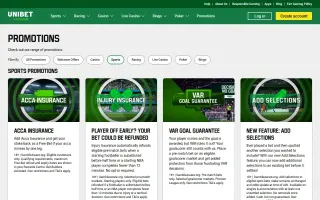 Unibet – Promotions page