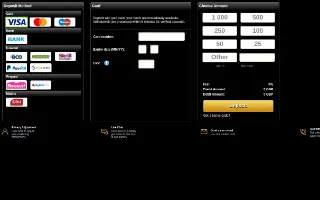 Videoslots – Cashier (logged in)