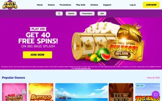 Fruit Kings Casino – Home page