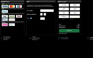 Mr Vegas – Cashier (logged in)