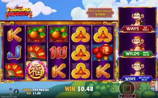 3 Dancing Monkeys – Winning spin