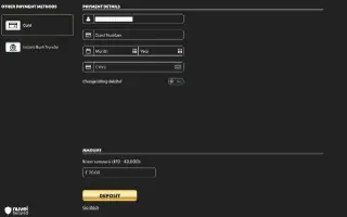 QuinnBet Casino – Cashier (logged in)
