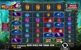Power of Merlin Megaways – Base game