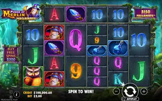 Power of Merlin Megaways – Base game