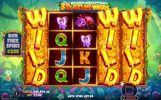 3 Buzzing Wilds – Winning spin