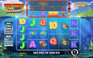 Big Bass Hold & Spinner Megaways – Base game