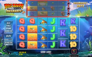 Big Bass Hold & Spinner Megaways – Feature in play