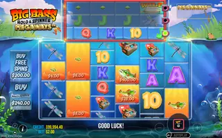 Big Bass Hold & Spinner Megaways – Feature in play