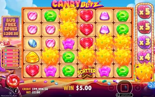 Candy Blitz – Feature in play
