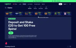 Lottoland Casino – Home page