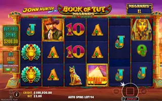 John Hunter and the Book of Tut Megaways – Base game