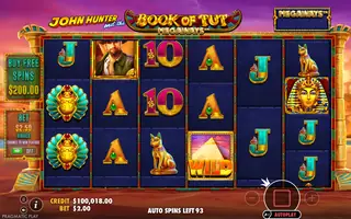 John Hunter and the Book of Tut Megaways – Base game