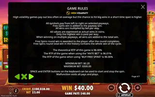 John Hunter and the Book of Tut Megaways – Game rules