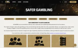 BetMGM Casino – Safer gambling tools