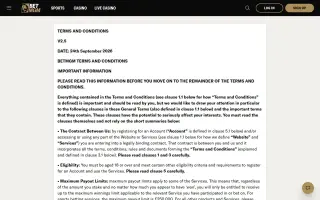 BetMGM Casino – Terms and conditions