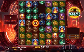 Fire Portals – Winning spin