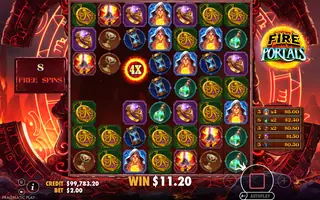 Fire Portals – Winning spin