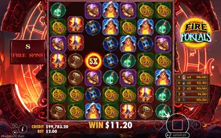 Fire Portals – Winning spin