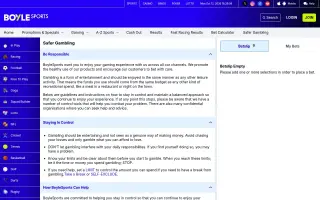 Boyle Casino – Safer gambling tools