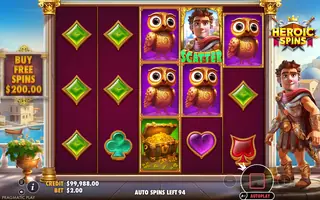 Heroic Spins – Base game