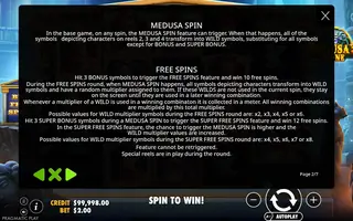 Medusa’s Stone – Game rules