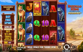 Buffalo King Untamed Megaways – Base game