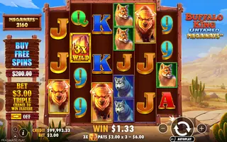 Buffalo King Untamed Megaways – Winning spin
