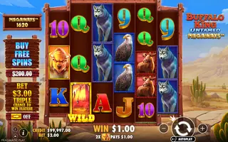 Buffalo King Untamed Megaways – Winning spin