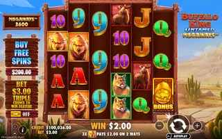 Buffalo King Untamed Megaways – Winning spin