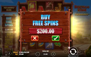 Buffalo King Untamed Megaways – Bonus buy