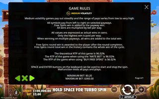 Buffalo King Untamed Megaways – Game rules