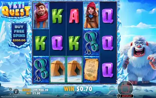 Yeti Quest – Winning spin