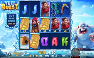 Yeti Quest – Winning spin
