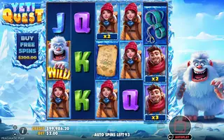 Yeti Quest – Feature in play