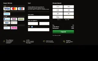 Mega Riches – Cashier (logged in)