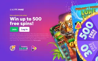 Lottomart Casino – Home page