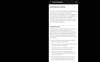 PricedUp Bet – Safer gambling tools
