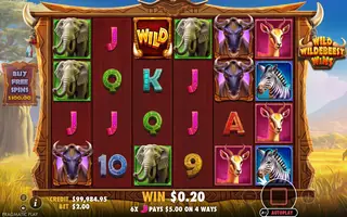 Wild Wildebeest Wins – Winning spin