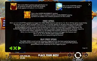 Wild Wildebeest Wins – Game rules