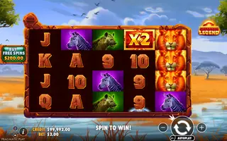 Savannah Legend – Feature in play